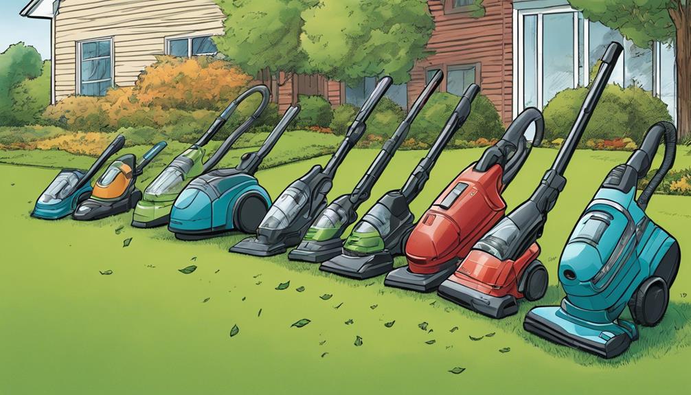 choosing a cordless leaf vacuum