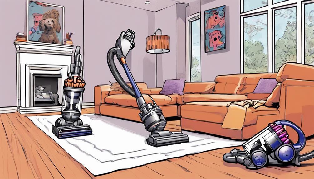 choosing dyson vacuum for pet hair