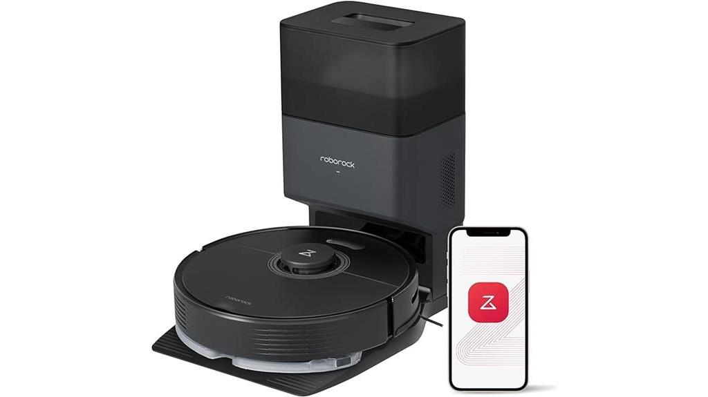 robotic vacuum with auto emptying