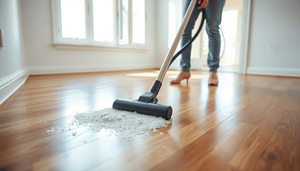 finalize vacuuming procedure