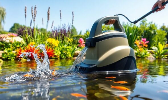 using pond vacuum cleaners