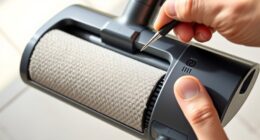adjust vacuum brush height