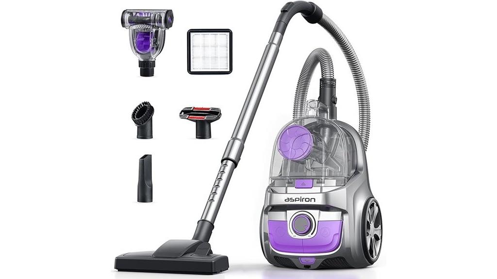 aspiron 24kpa canister vacuum