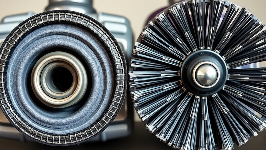 brush roll drive mechanisms