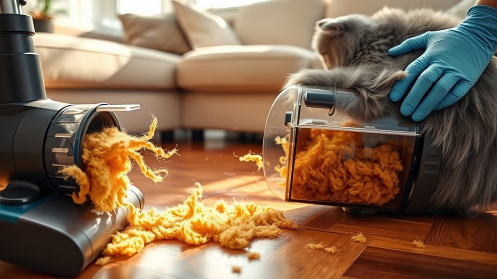 consistent grooming and quick cleanup