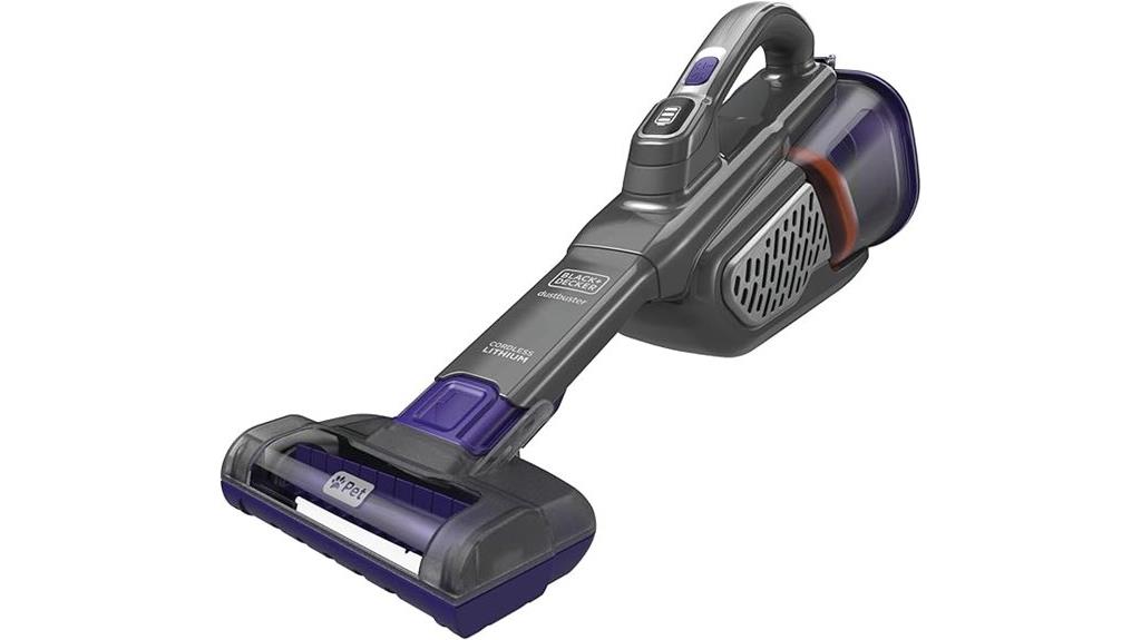 cordless handheld vacuum cleaner