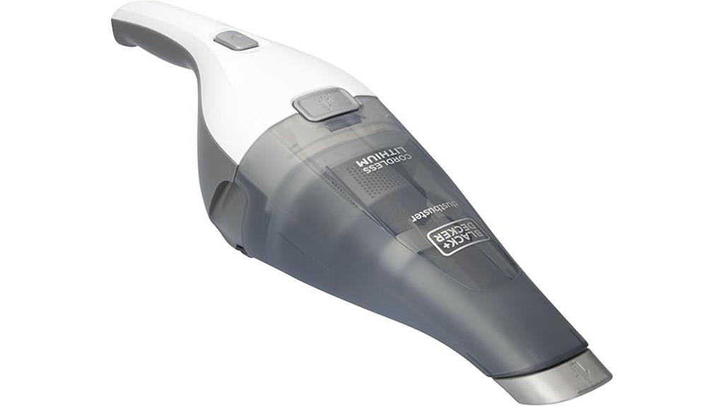 cordless handheld vacuum cleaner