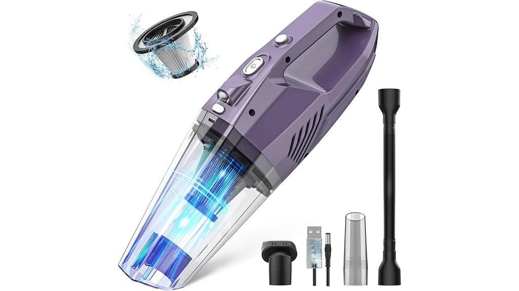 cordless hepa vacuum light
