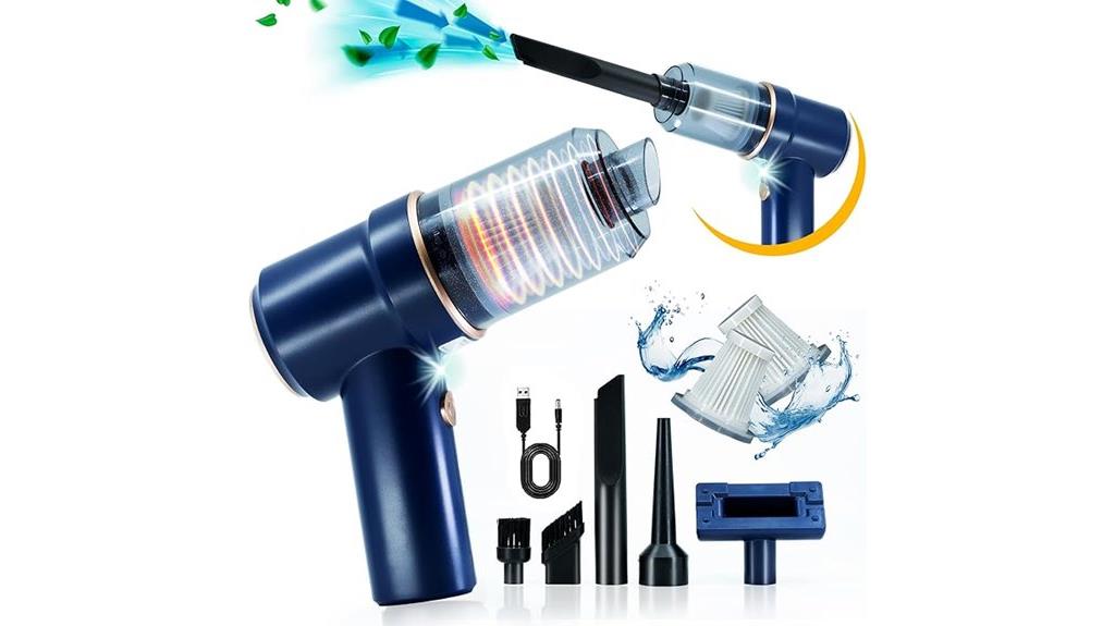 cordless led handheld vacuum