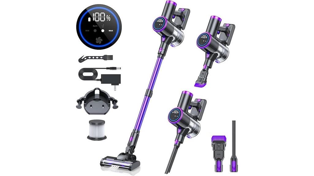 cordless stick vacuum led