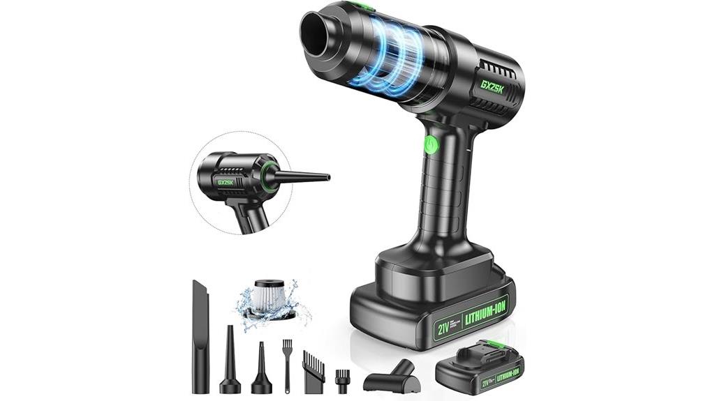 cordless vacuum and duster
