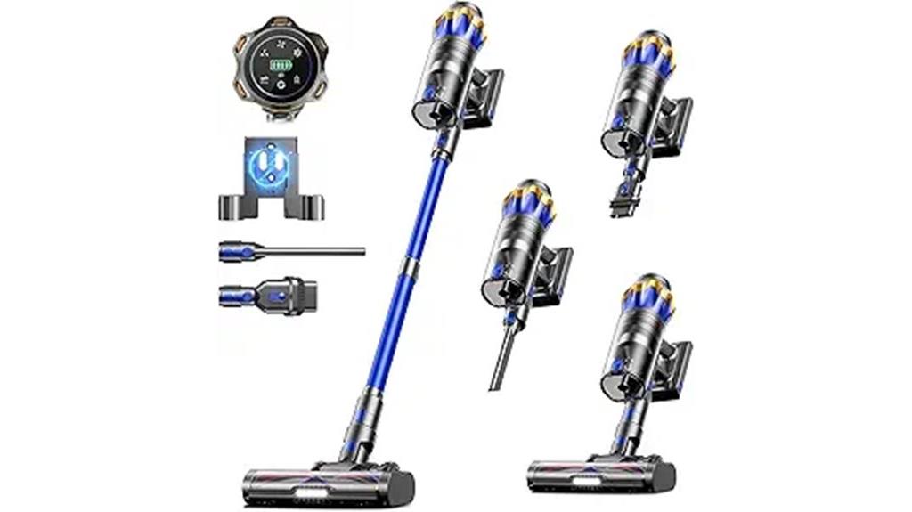 cordless vacuum touch screen