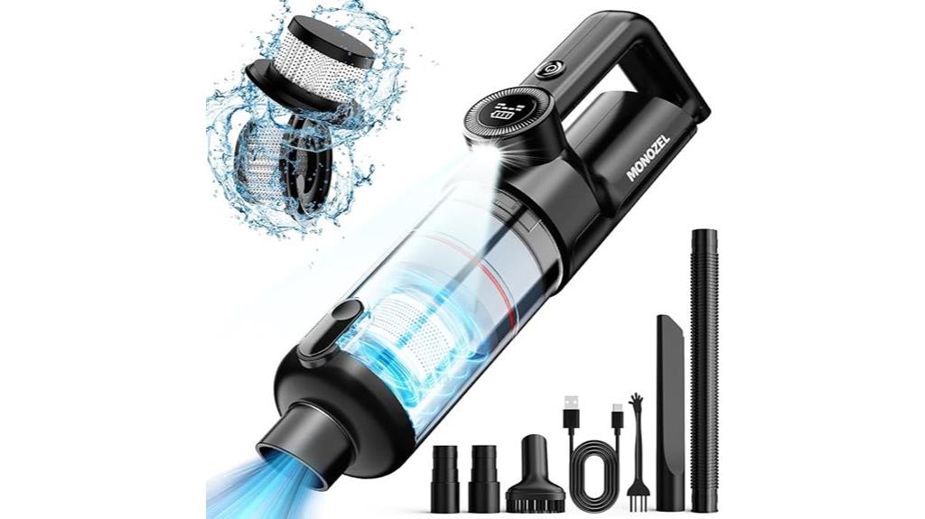 cordless vacuum with led