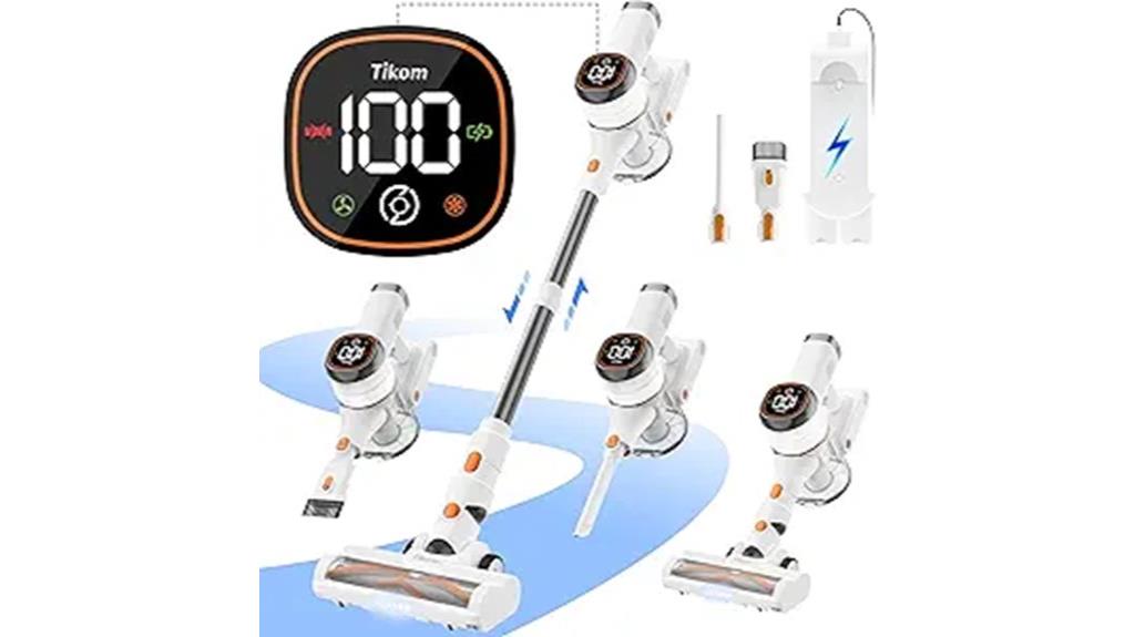 cordless vacuum with tikom