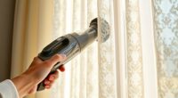 curtain vacuuming fabric safety
