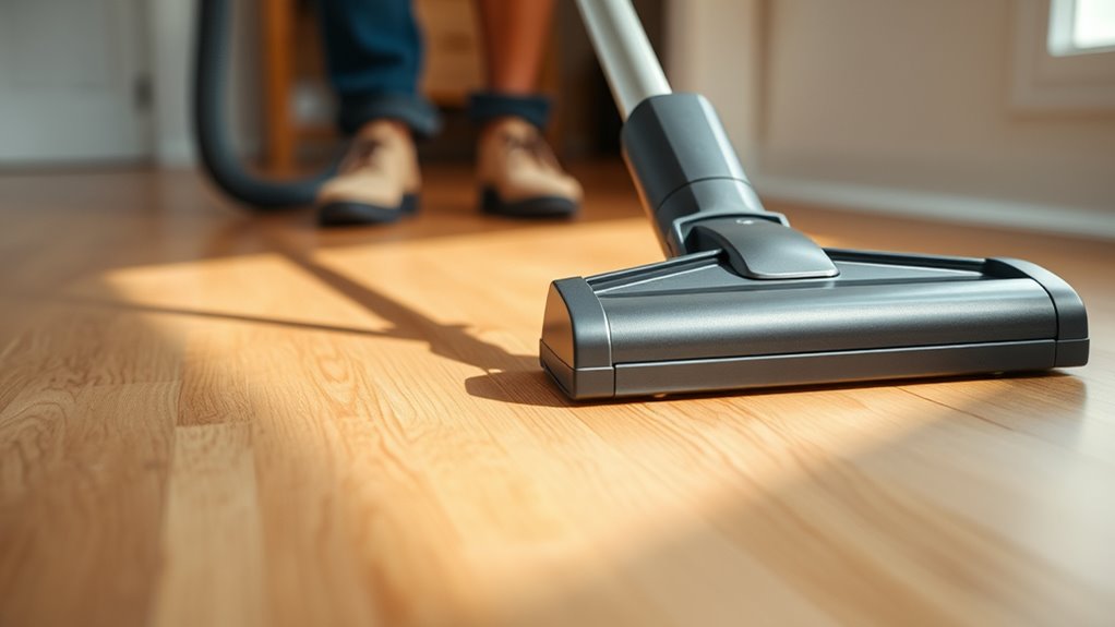 gentle proper laminate vacuuming