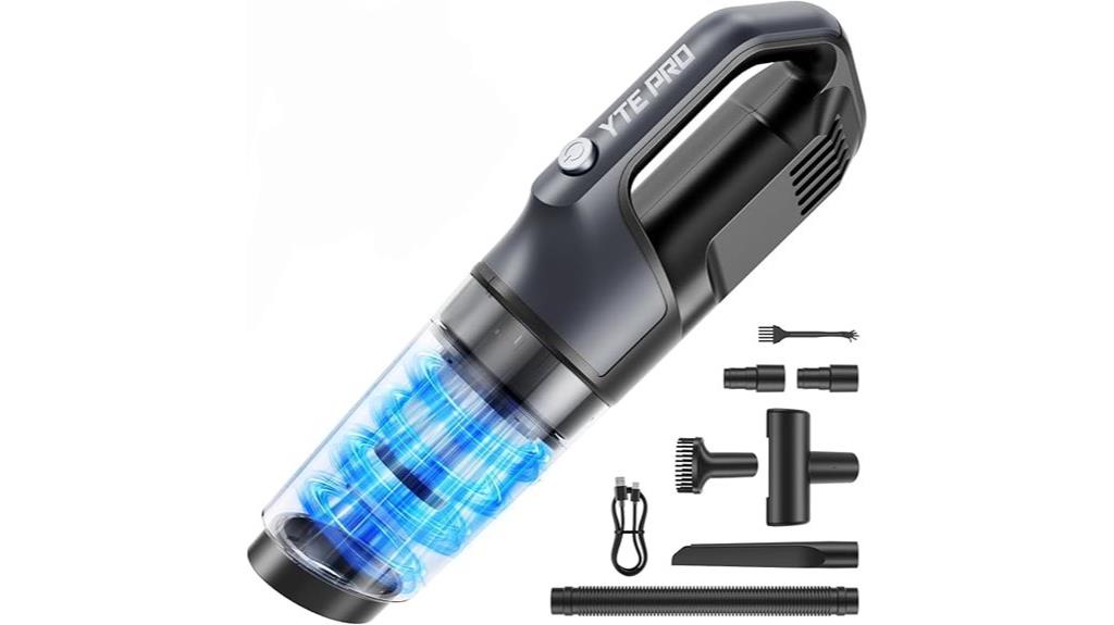 grey cordless handheld vacuum