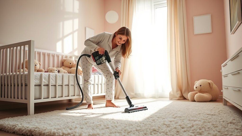 maintain clean allergen free nursery