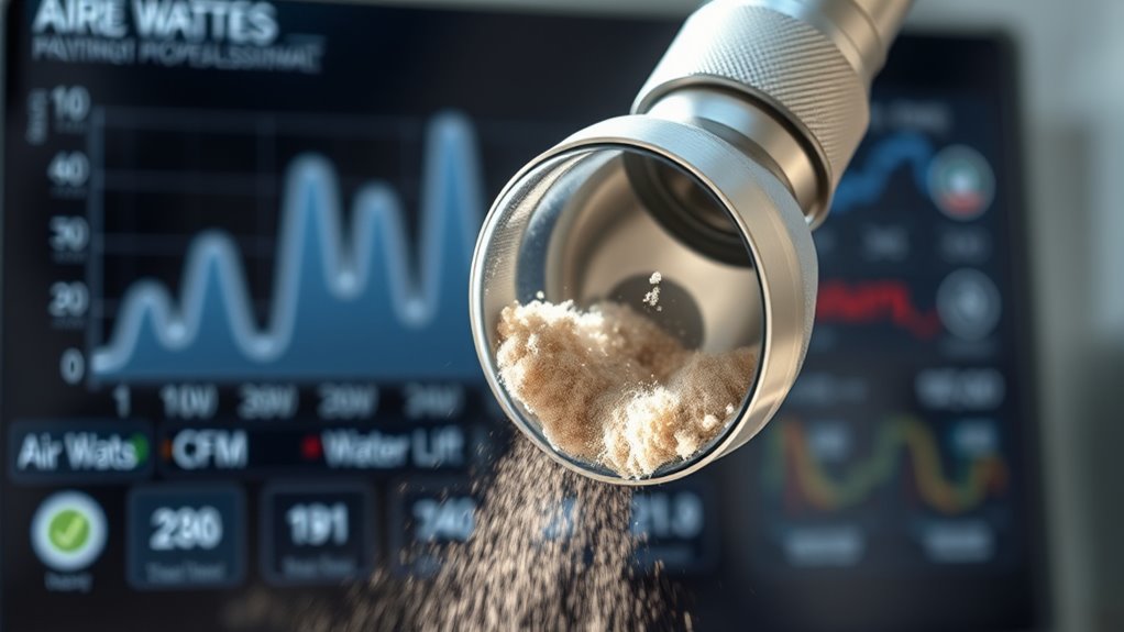 measuring vacuum performance metrics