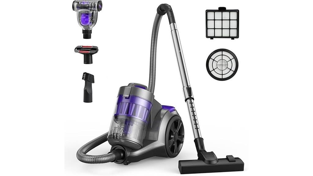 powerful bagless vacuum cleaner