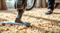 proper technique for shag carpets