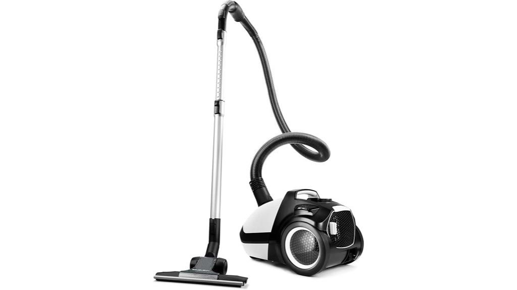 quiet portable canister vacuum