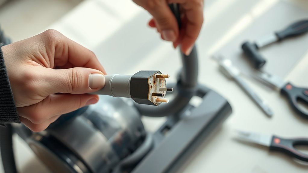 replace vacuum cord yourself
