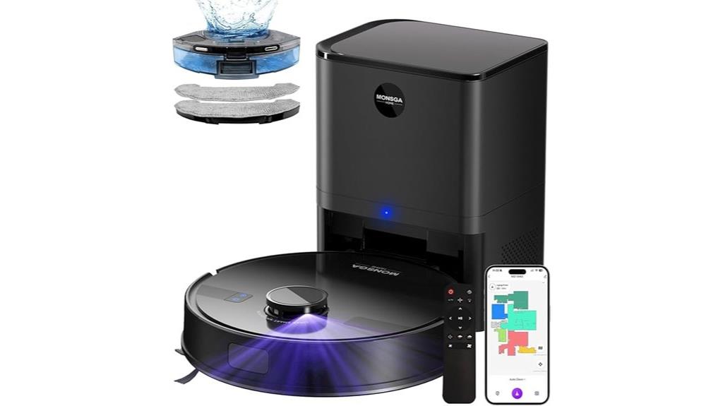 robot vacuum with auto emptier