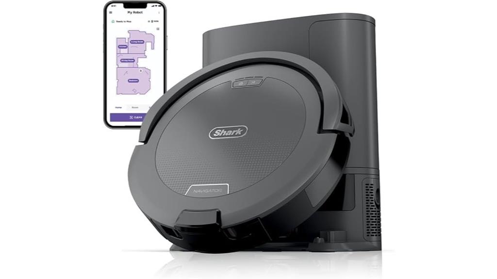 robot vacuum with self empty