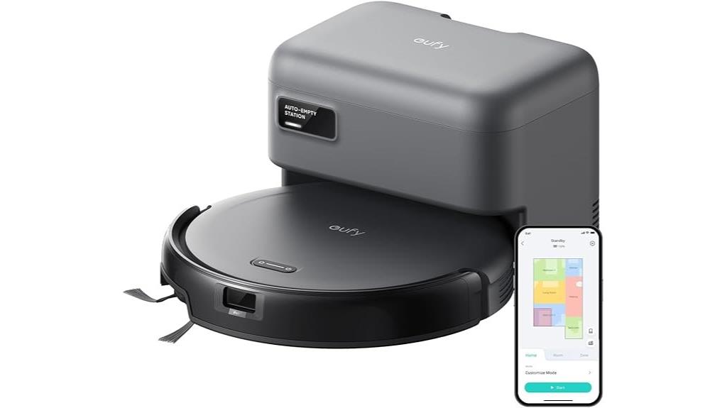 robot vacuum with station