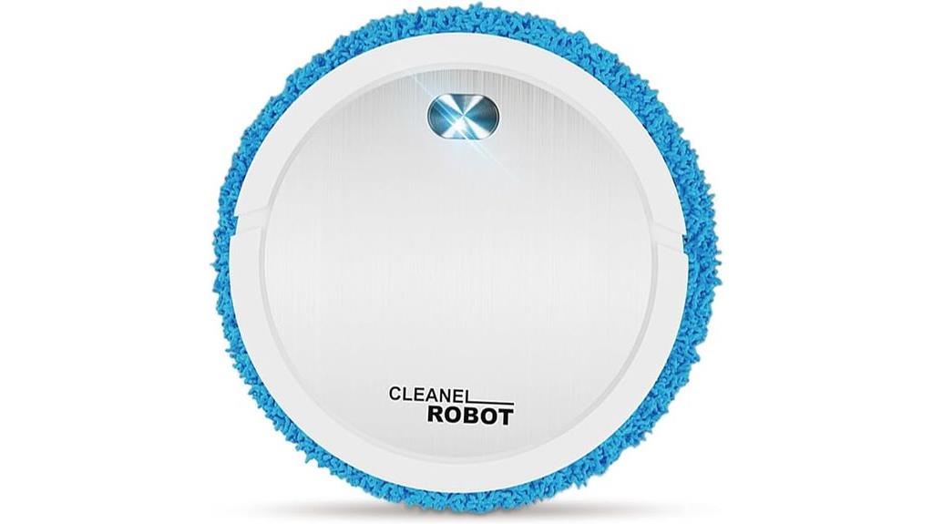 slim white robot vacuum
