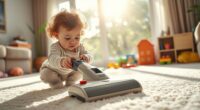 teaching kids safe vacuuming
