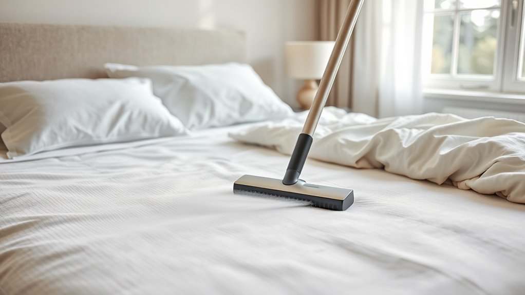 thorough mattress vacuuming routine