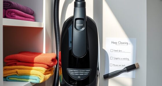 vacuum cleaning weekend routine
