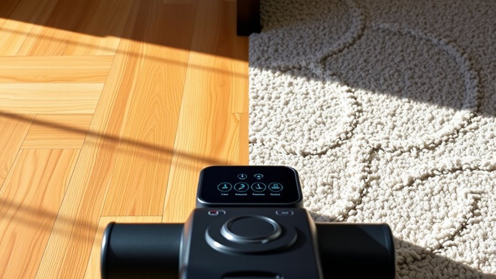 vacuum settings for floors