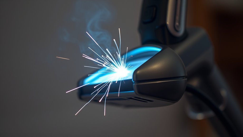 vacuum static electricity hazards