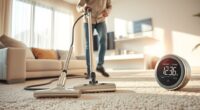 vacuuming affects indoor humidity