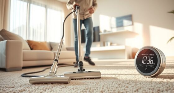 vacuuming affects indoor humidity