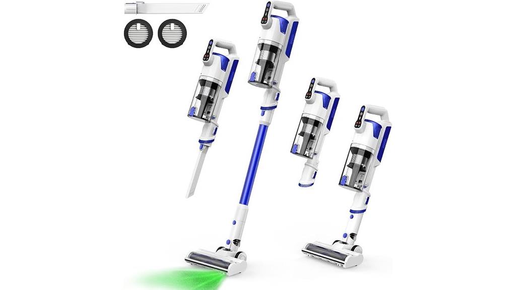wireless vacuum with removable battery