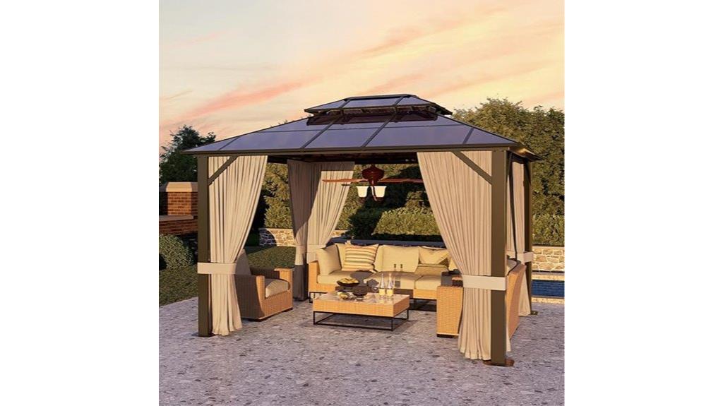 10x12 polycarbonate gazebo