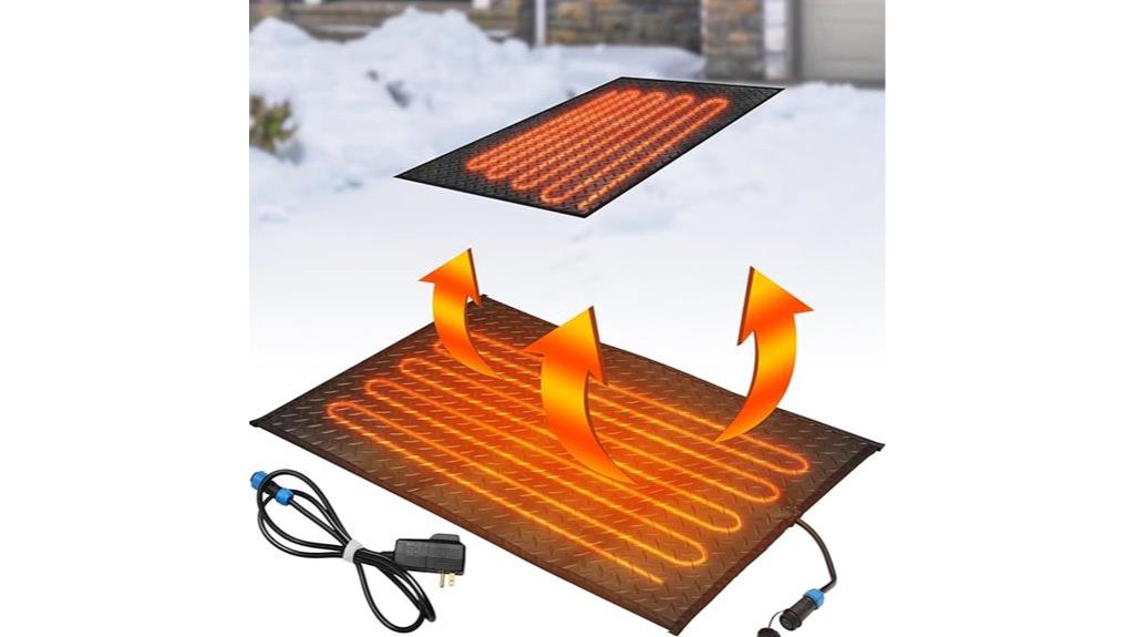 20x30 inch heated snow mat