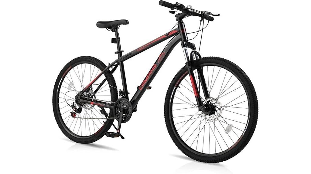 21 speed mountain bike features