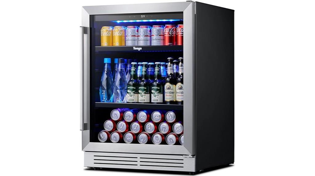 24 inch beverage fridge