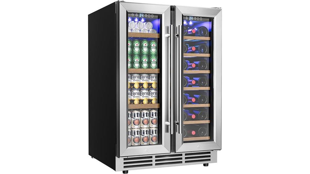 24 inch dual zone cooler