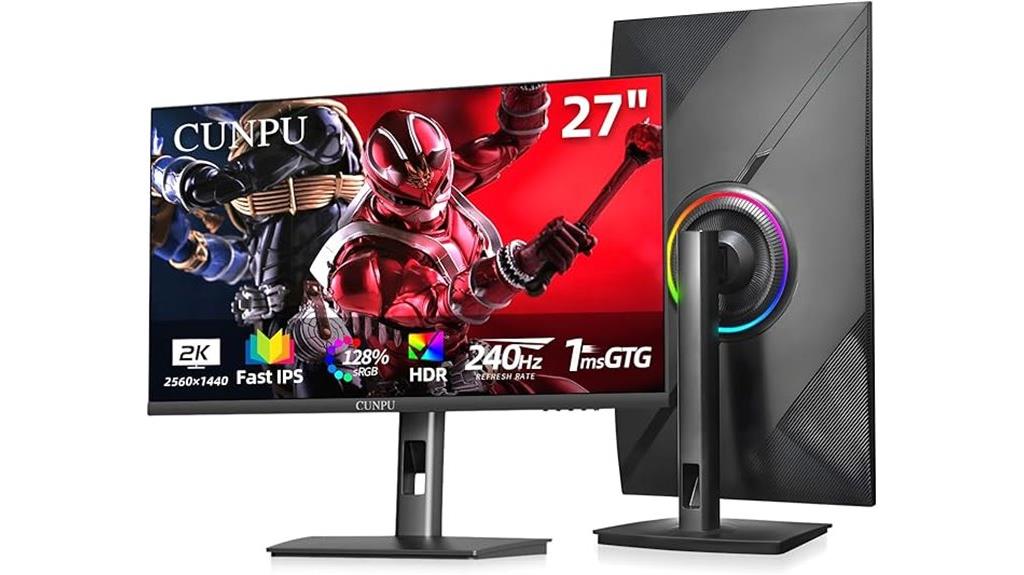 27 inch qhd gaming monitor
