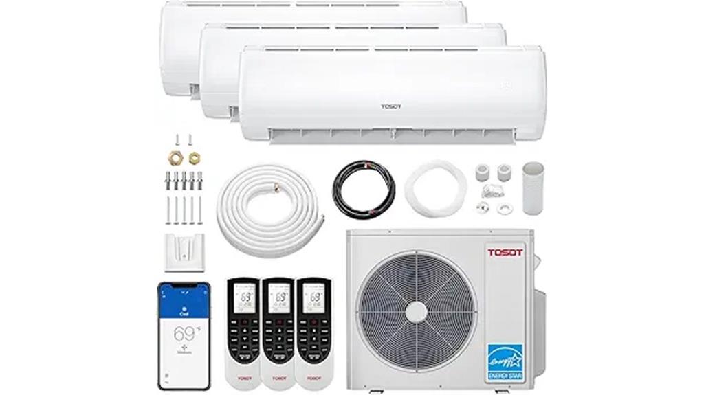 30 000 btu tri zone ac