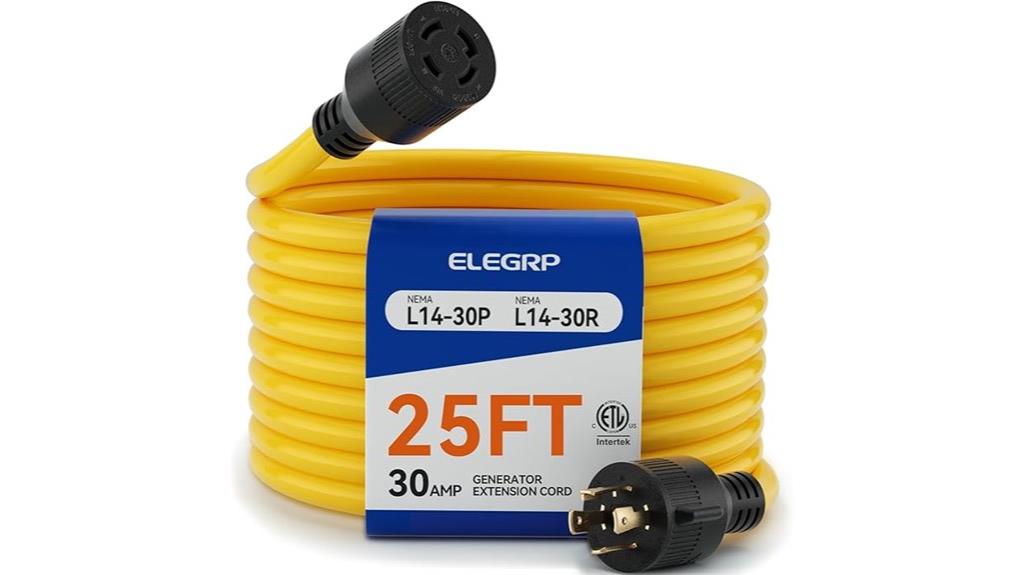 30 amp 25 ft cord
