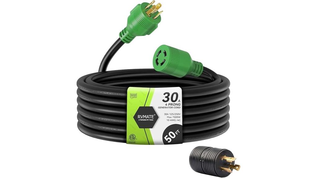 30 amp 50 feet cord