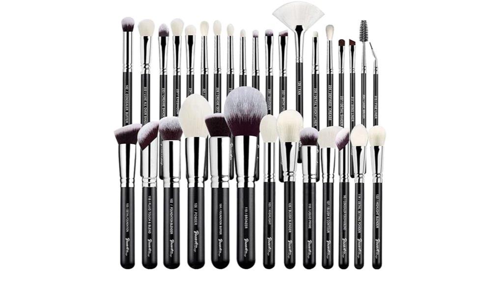 32 piece makeup brush set
