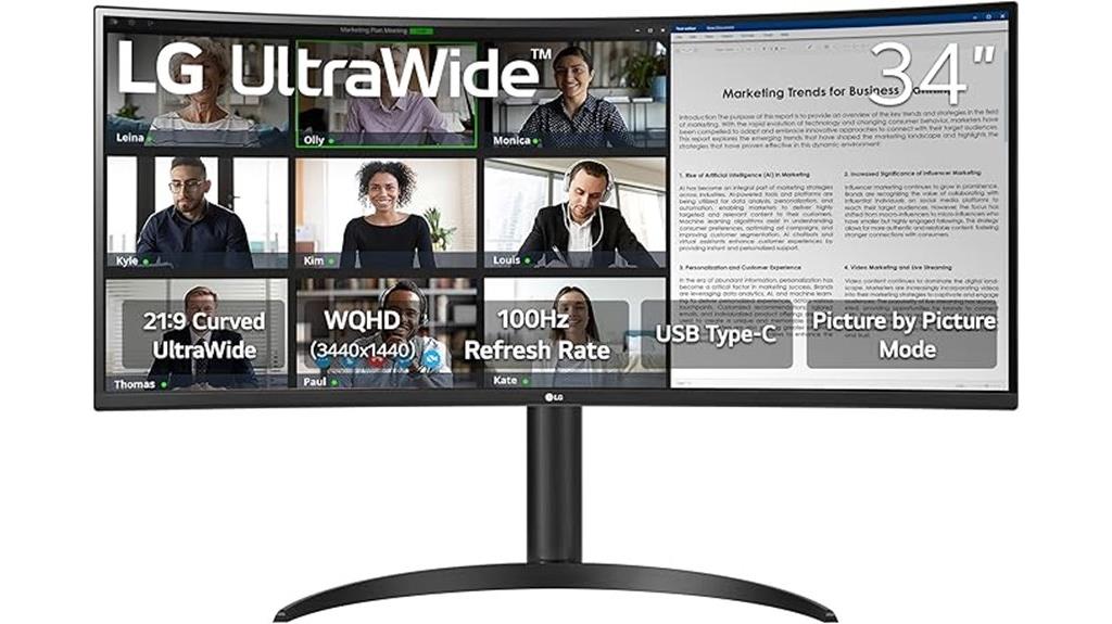 34 inch ultrawide curved